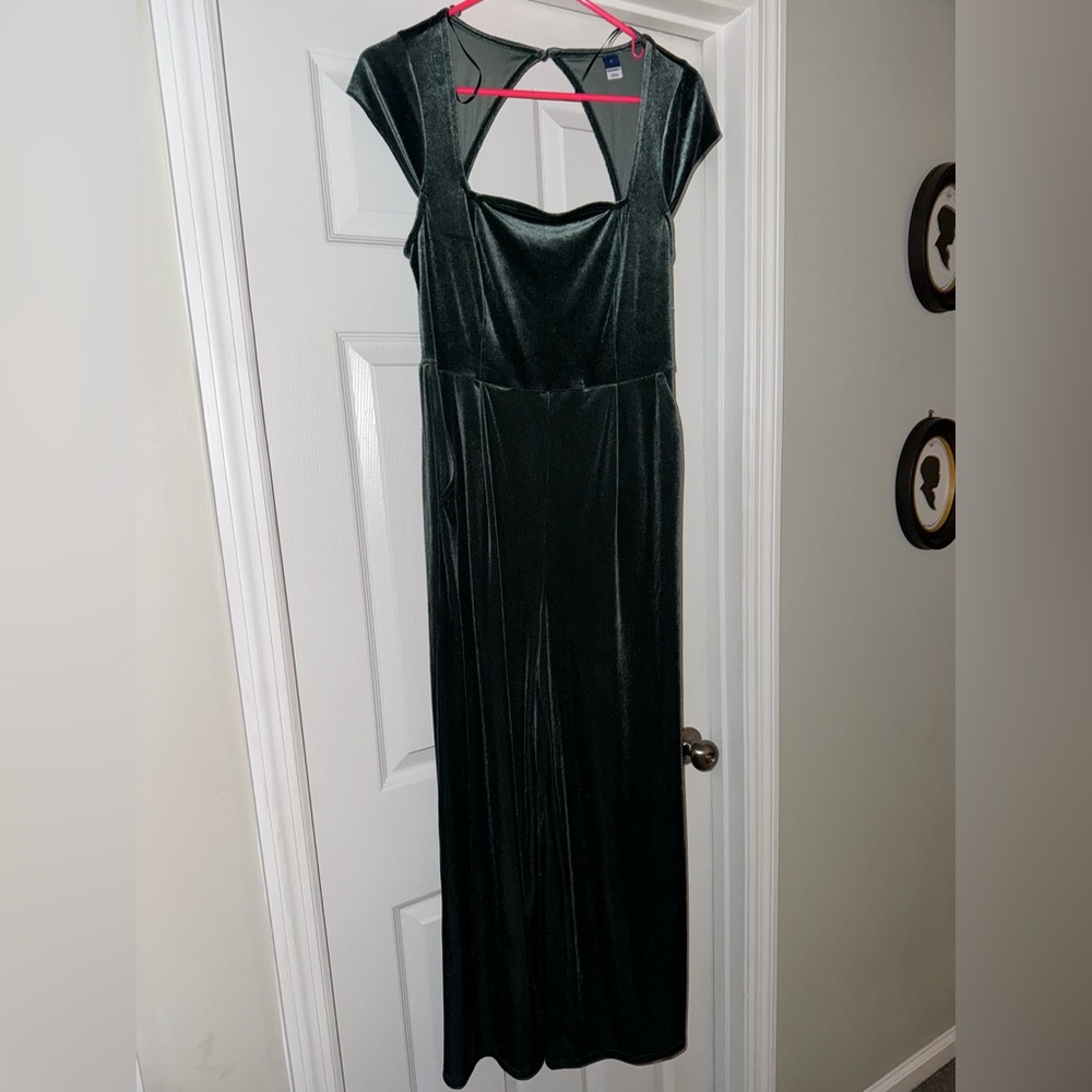 Old Navy Dark Green Jumpsuit